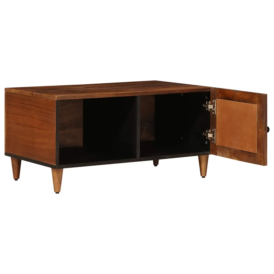 Table basse Marron 80 x 50 x 40 cm Bois de mangue massif - 3
