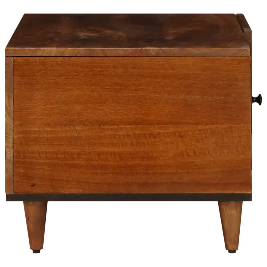 Table basse Marron 80 x 50 x 40 cm Bois de mangue massif - 5