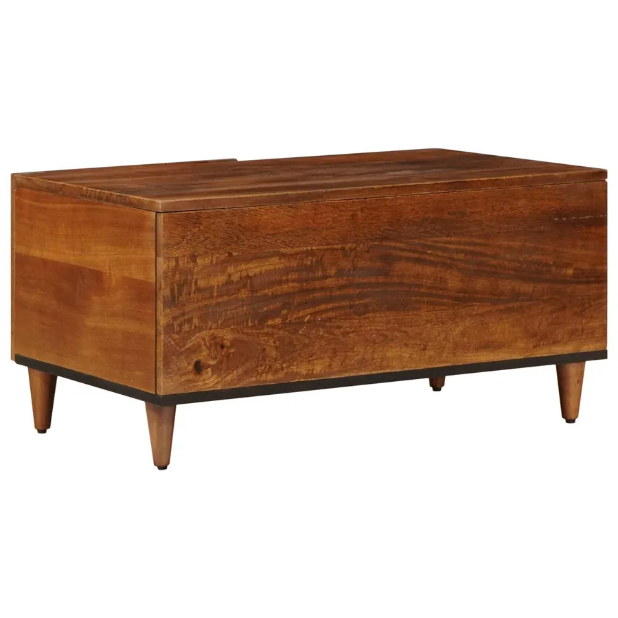 Table basse Marron 80 x 50 x 40 cm Bois de mangue massif - 6