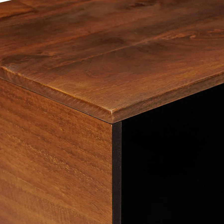 Table basse Marron 80 x 50 x 40 cm Bois de mangue massif - 7