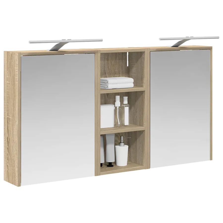 Ensemble de Meubles de Salle de Bain 3 pcs 116 x 16 x 62,5 cm - 3
