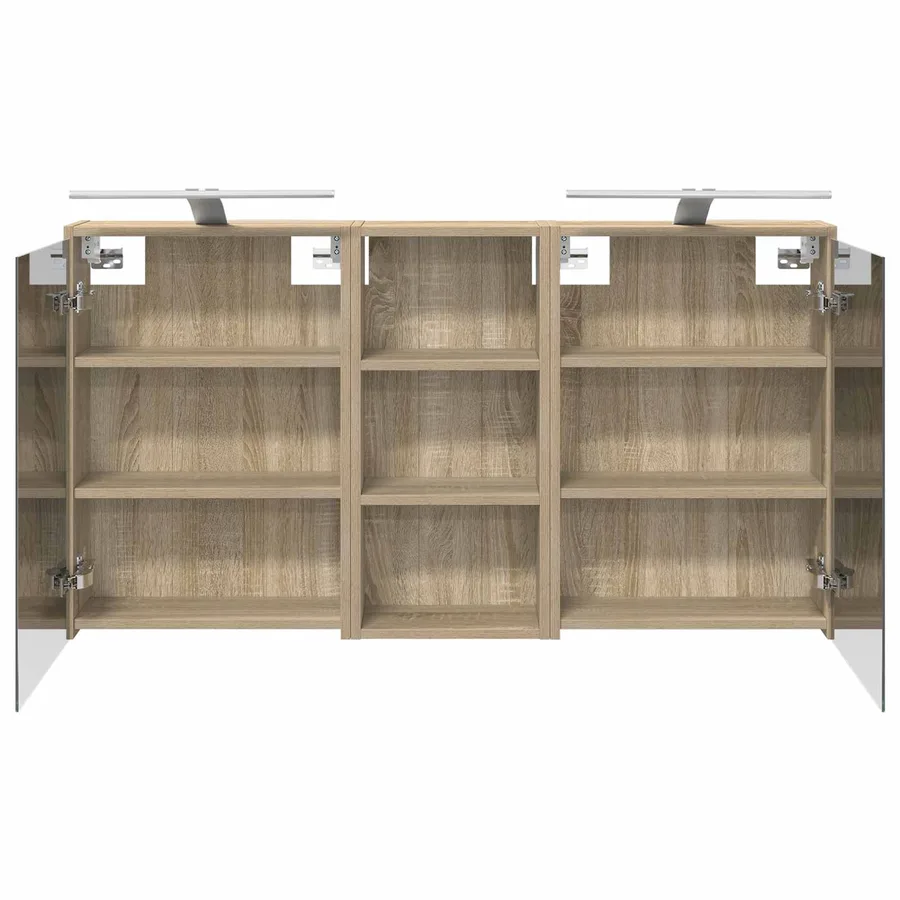 Ensemble de Meubles de Salle de Bain 3 pcs 116 x 16 x 62,5 cm - 7