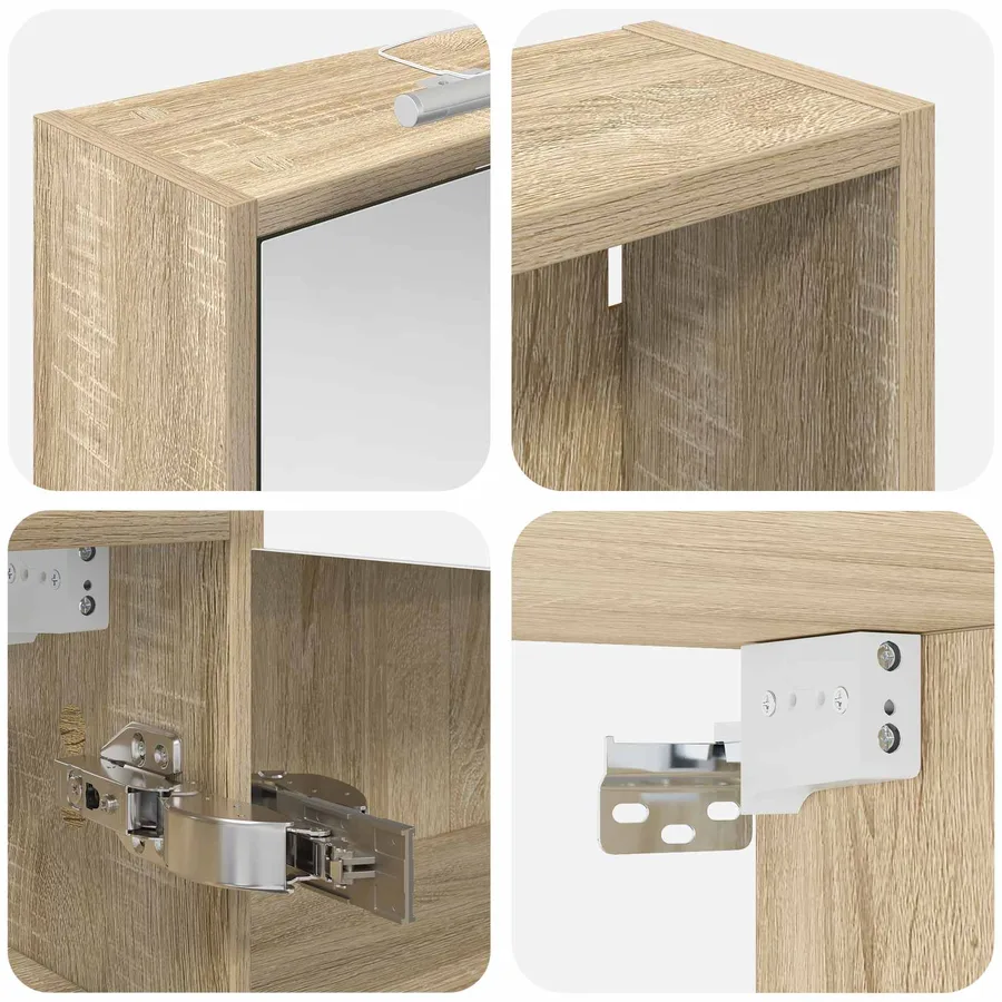 Ensemble de Meubles de Salle de Bain 3 pcs 116 x 16 x 62,5 cm - 8