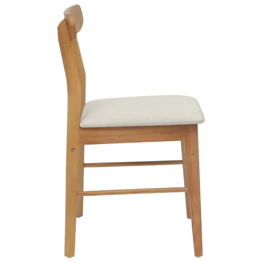 Chaise de salle à manger 2 pcs Naturel et clair - 6