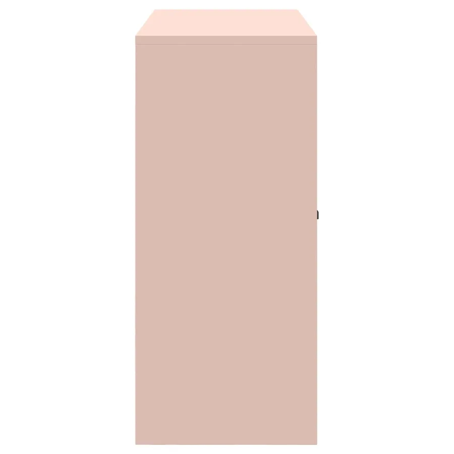 Armoire de rangement Rose 90 x 40 x 90 cm Acier - 7