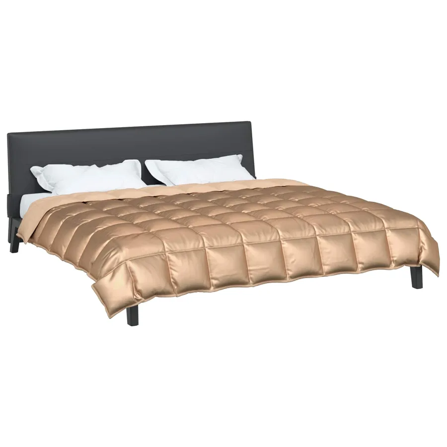 Duvet d'hiver Doré 220 x 260 cm Satin et Microfibre - 3
