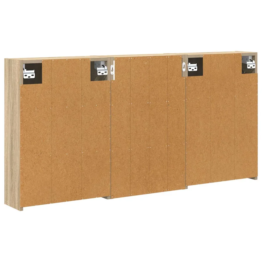Ensemble de Meubles de Salle de Bain 3 pcs 126 x 16 x 62.5 cm - 9