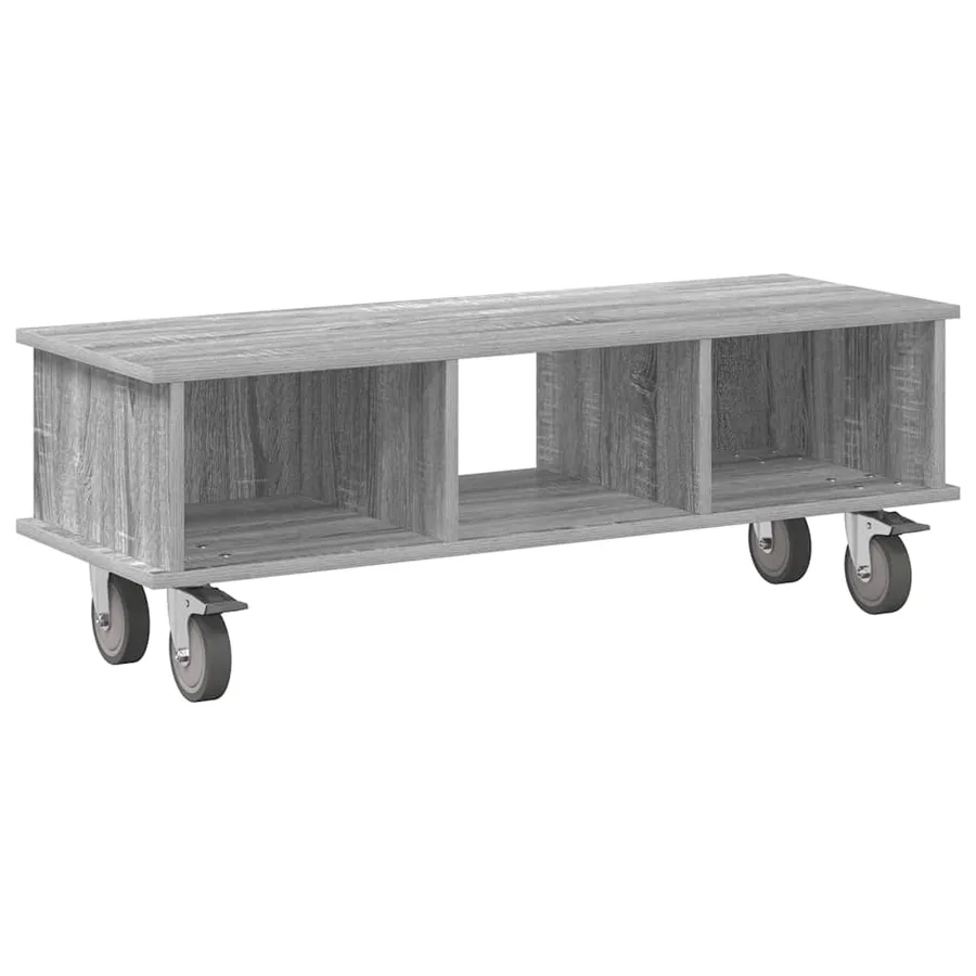 Meuble TV Gris Sonoma 100 x 35 x 35 cm Bois d'ingénierie - 2