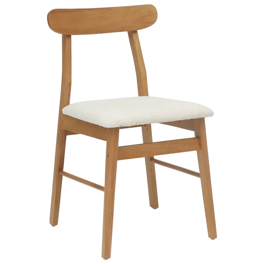 Chaise de salle à manger 2 pcs Naturel et clair - 4