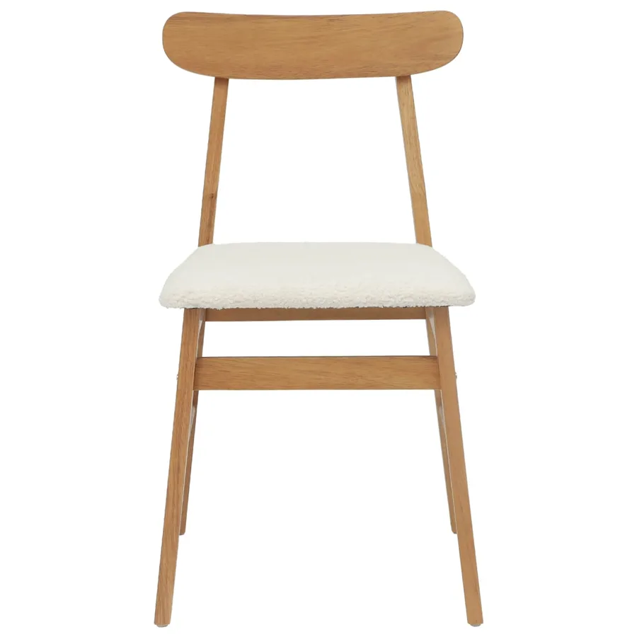 Chaise de salle à manger 2 pcs Naturel et clair - 5