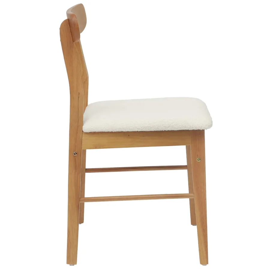 Chaise de salle à manger 2 pcs Naturel et clair - 6