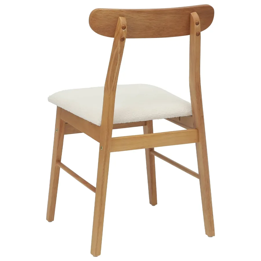 Chaise de salle à manger 2 pcs Naturel et clair - 7