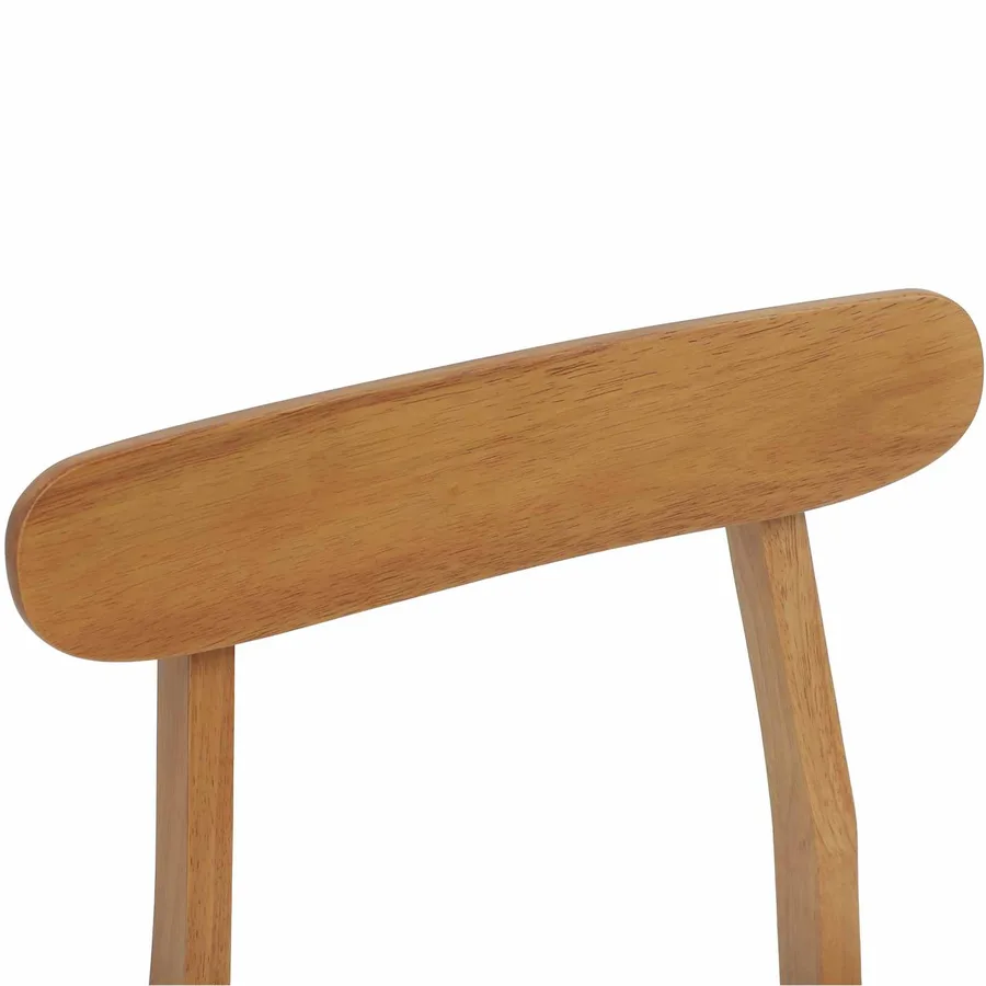 Chaise de salle à manger 2 pcs Naturel et clair - 9
