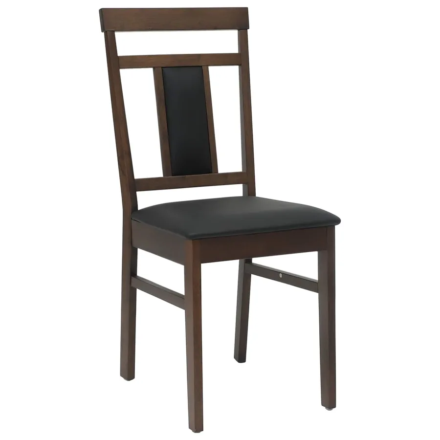 Chaise de salle à manger 2 pcs Marron clair et noir - 4