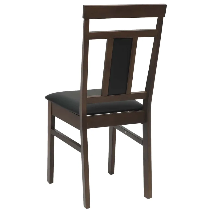 Chaise de salle à manger 2 pcs Marron clair et noir - 7