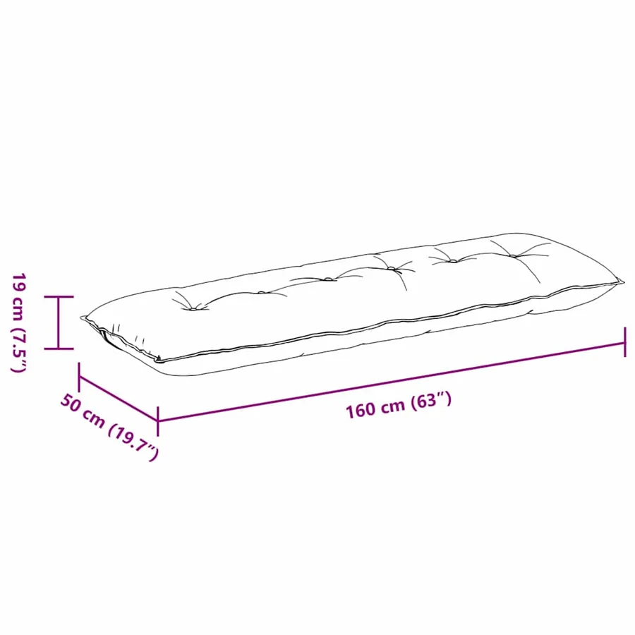 Coussin de Dos Beige 160 x 50 cm Tissu en microfibre - 10
