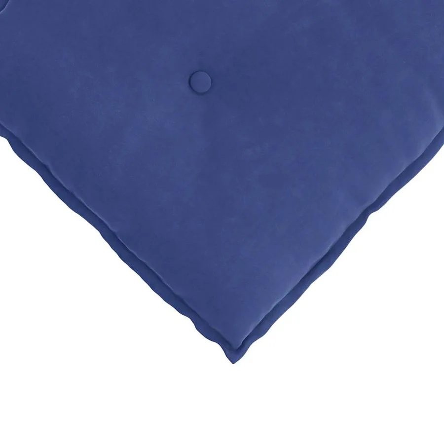 Coussin de Dos Bleu police 200 x 50 cm Tissu en velours côtelé - 7