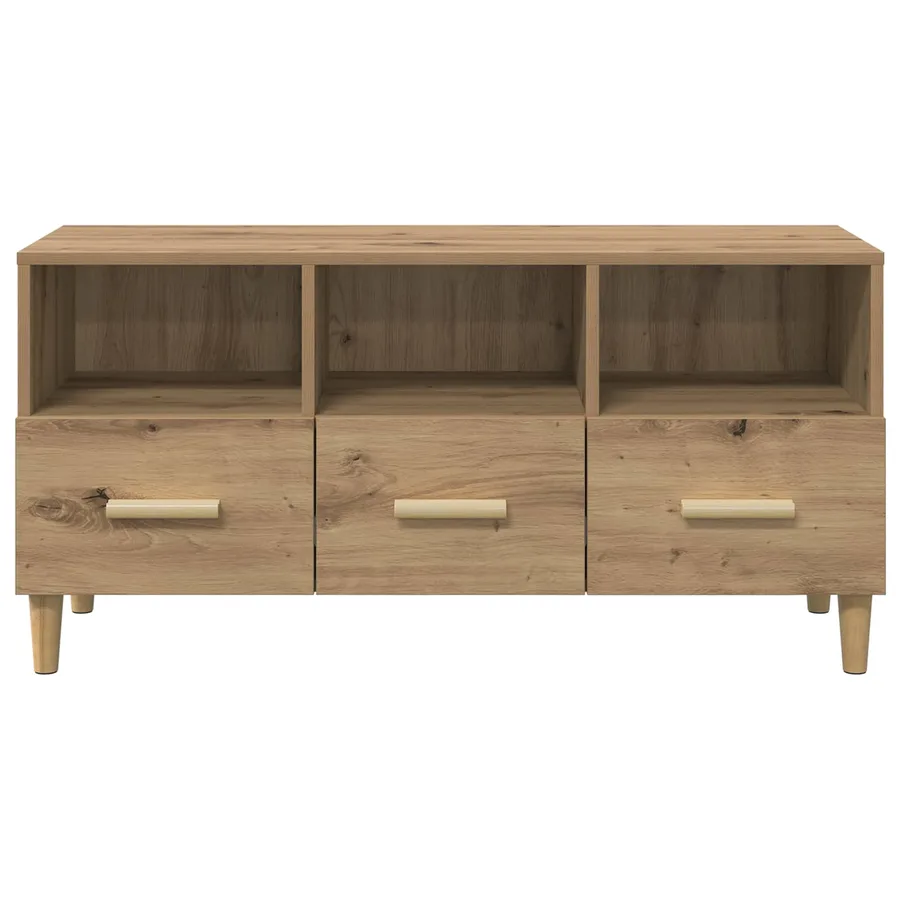 Meuble TV 102 x 36 x 50 cm Chêne artisan Bois d'ingénierie - 7