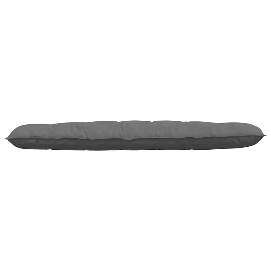 Coussin de Dos Gris foncé 180 x 50 cm Tissu en microfibre - 5