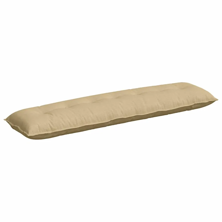 Coussin de Dos Vert gris 200 x 50 cm Tissu en velours côtelé - 2