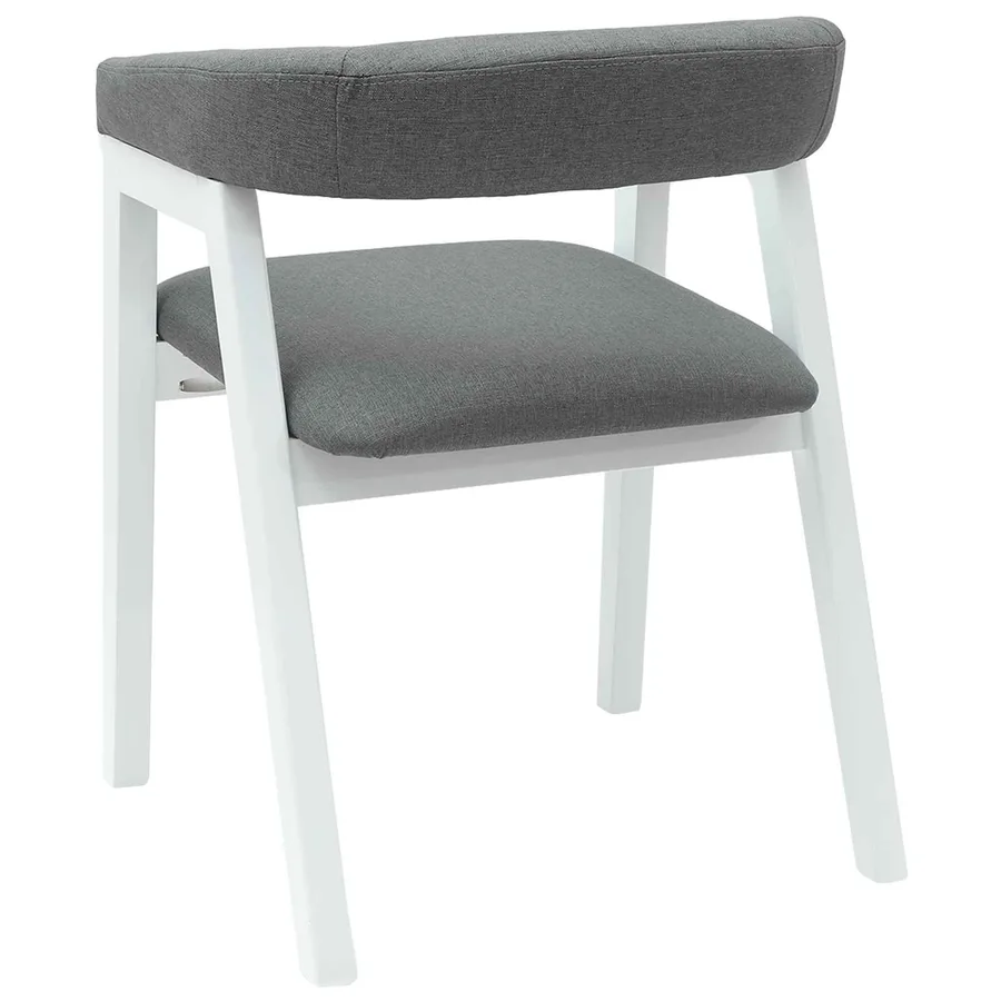 Chaises de salle à manger 2 pcs Blanc 54 x 57 x 73 cm - 7