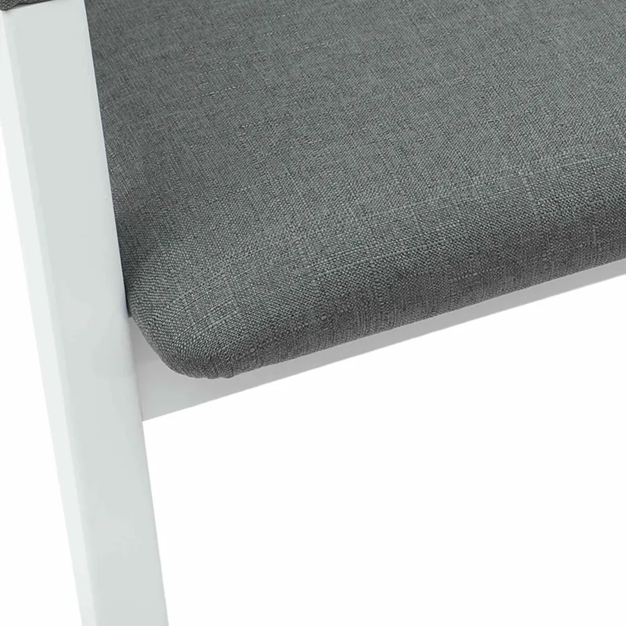 Chaises de salle à manger 2 pcs Blanc 54 x 57 x 73 cm - 9
