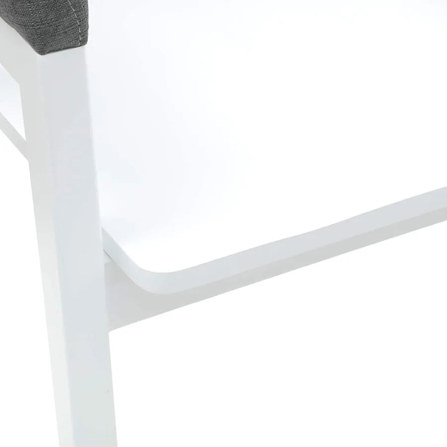 Chaises de salle à manger 2 pcs Blanc 54 x 57 x 73 cm - 9