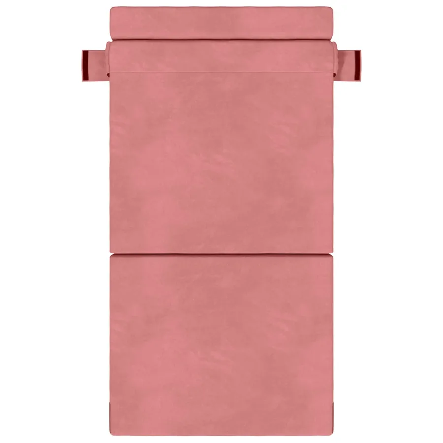 Canapé-lit pliable Rose 70 x 72 x 60 cm Tissu - 3