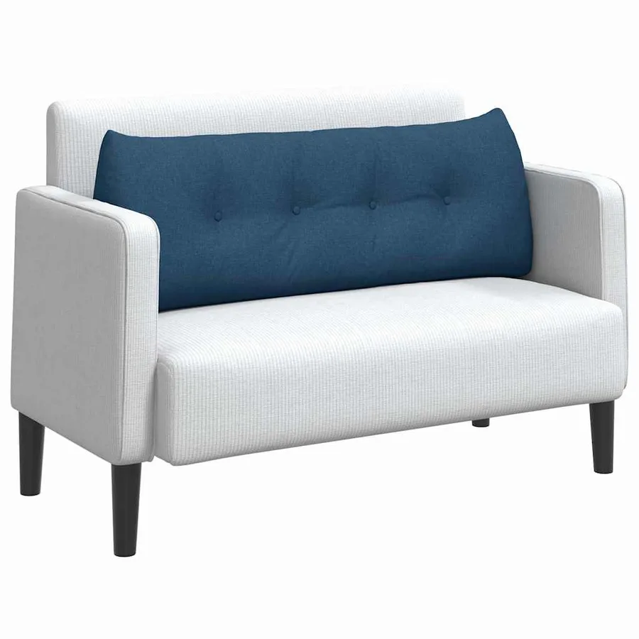 Coussin de Dos Bleu 140 x 24 x 50 cm tissu - 3