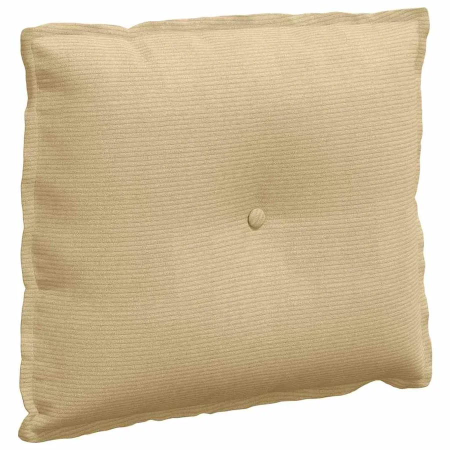Coussin de Dos Vert gris 60 x 50 cm Tissu en velours côtelé - 2