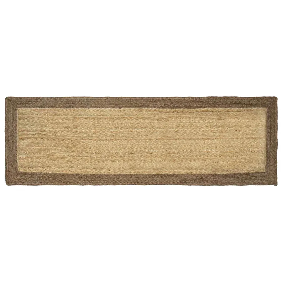 Tapis de surface Gris 80 x 250 cm Jute