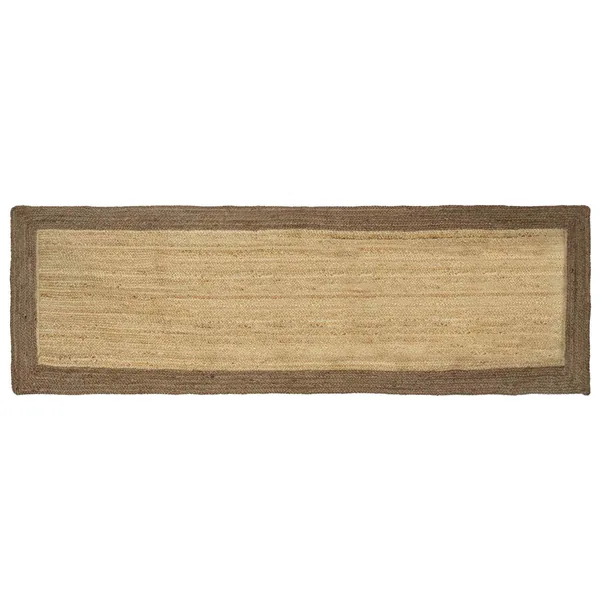 Tapis de surface Gris 80 x 250 cm Jute