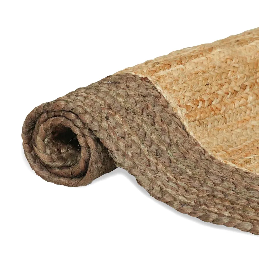 Tapis de surface Gris 80 x 250 cm Jute - 6