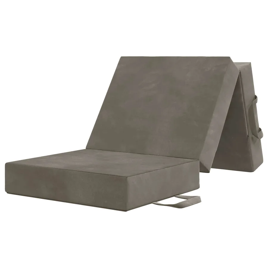Canapé-lit pliable 90 x 63 x 45 cm Gris clair - 3
