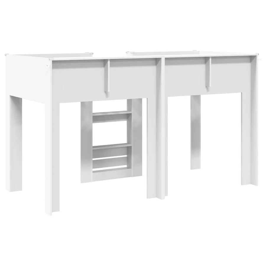 Lit Superposé pour Enfants Blanc 75 x 190 cm Bois d'ingénierie - 7