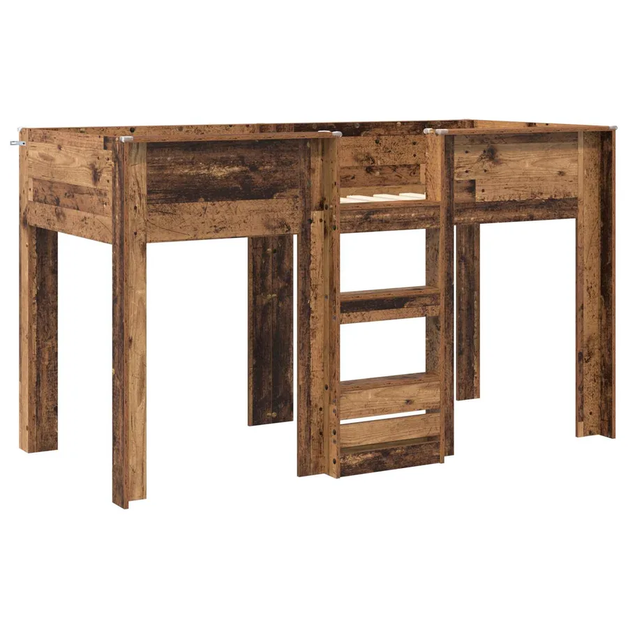 Lit Superposé pour Enfants Bois ancien 75 x 190 cm - 4