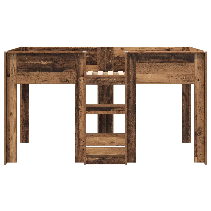 Lit Superposé pour Enfants Bois ancien 75 x 190 cm - 5