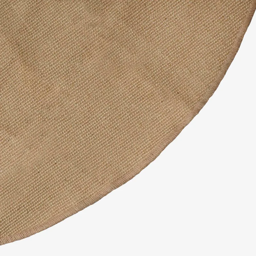 Tapis de surface Naturel Ø 240 cm Jute - 4