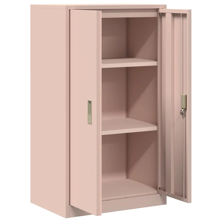 Armoire de rangement Rose 60 x 40 x 90 cm Acier - 5
