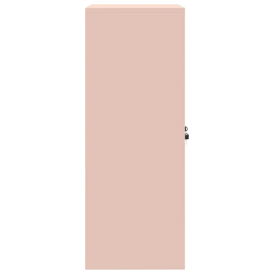 Armoire de rangement Rose 60 x 40 x 90 cm Acier - 7