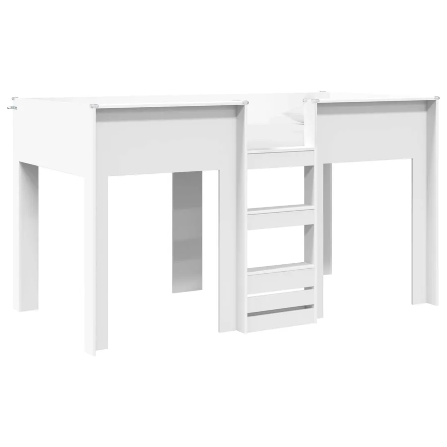 Lit Superposé pour Enfants Blanc 100 x 200 cm Bois d'ingénierie - 2