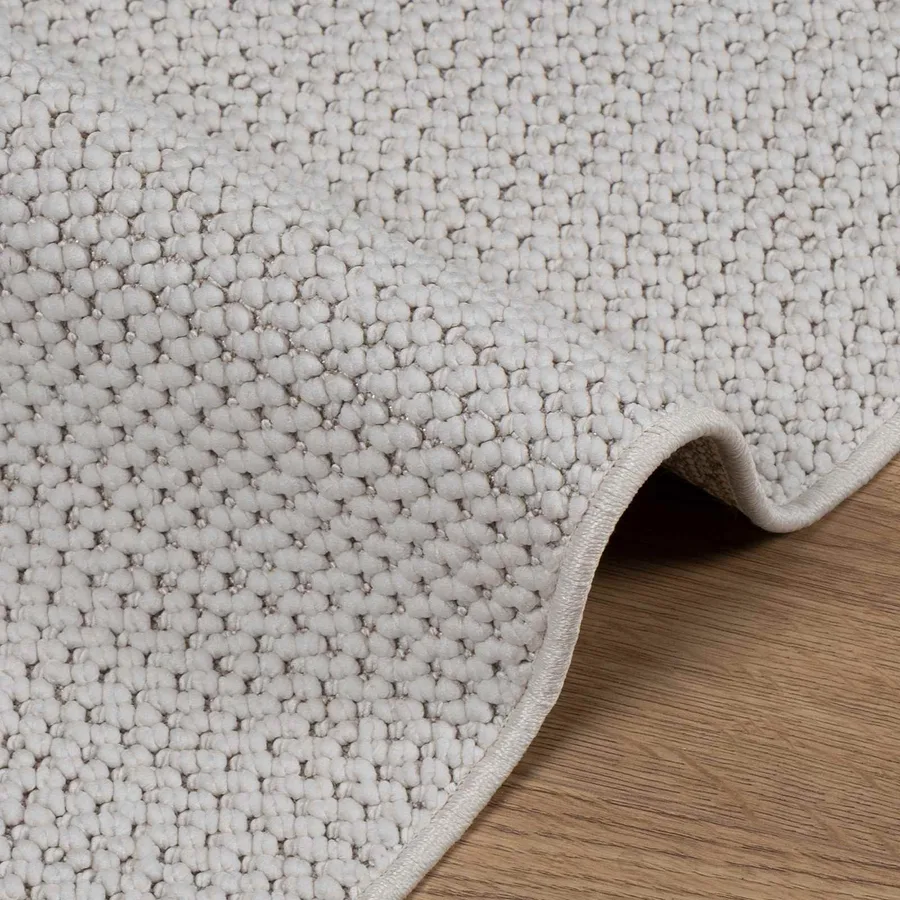 Tapis de surface Rectangulaire LUGO Crème 150 x 80 cm Polyester - 5