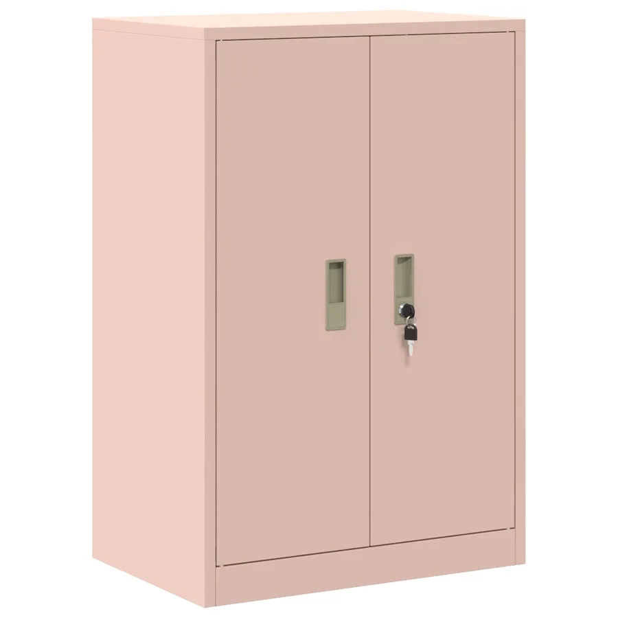 Armoire de rangement Rose 60 x 40 x 90 cm Acier - 2