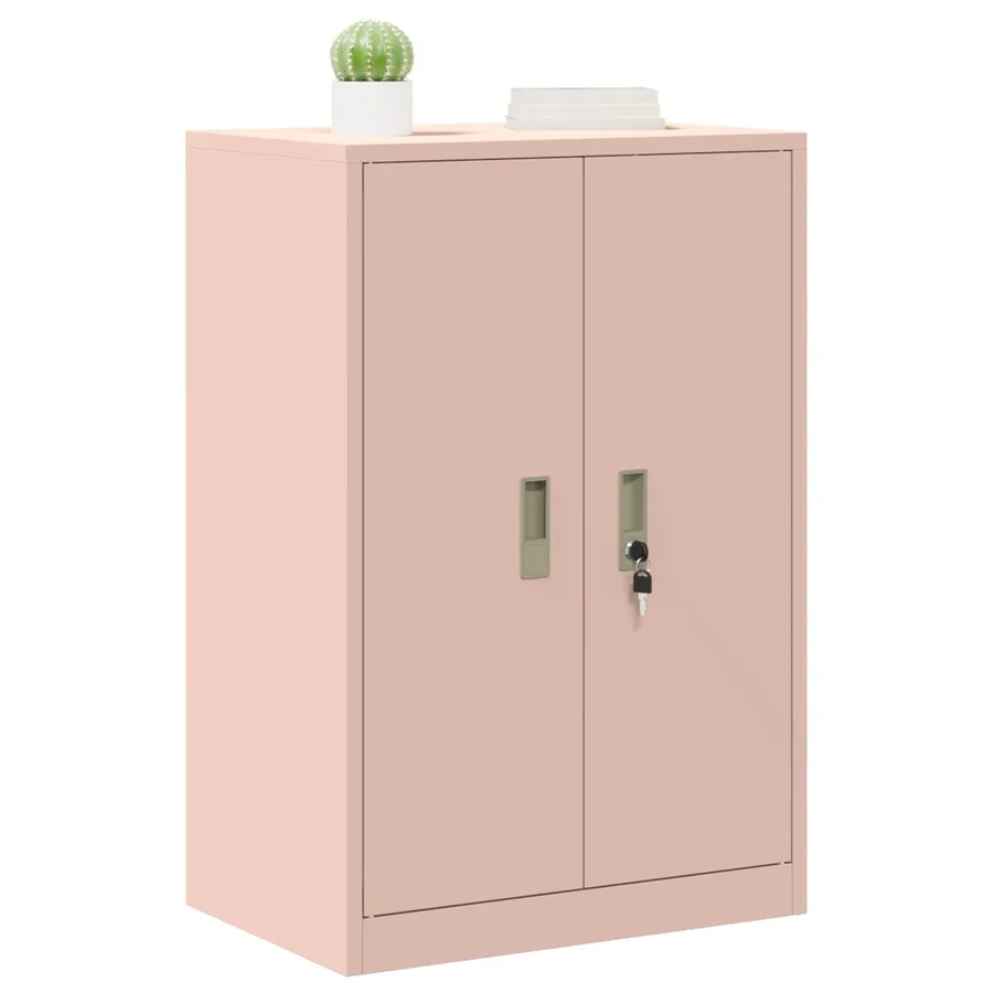 Armoire de rangement Rose 60 x 40 x 90 cm Acier - 3