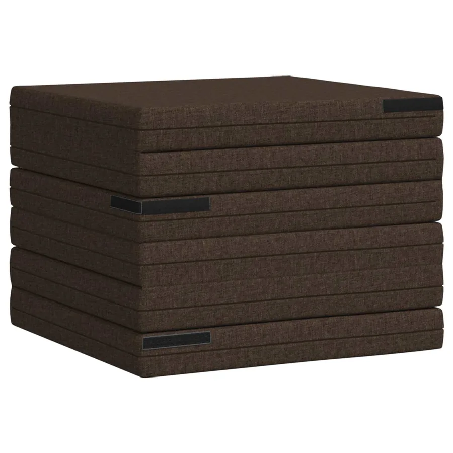 Canapé-lit pliable 140 x 67 x 45 cm Taupe - 4