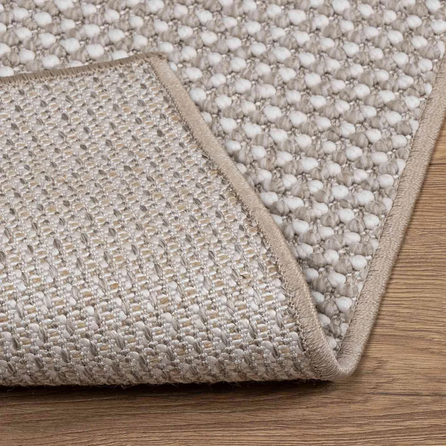Tapis de surface Rectangulaire LUGO Taupe 80 x 200 cm Polyester - 4