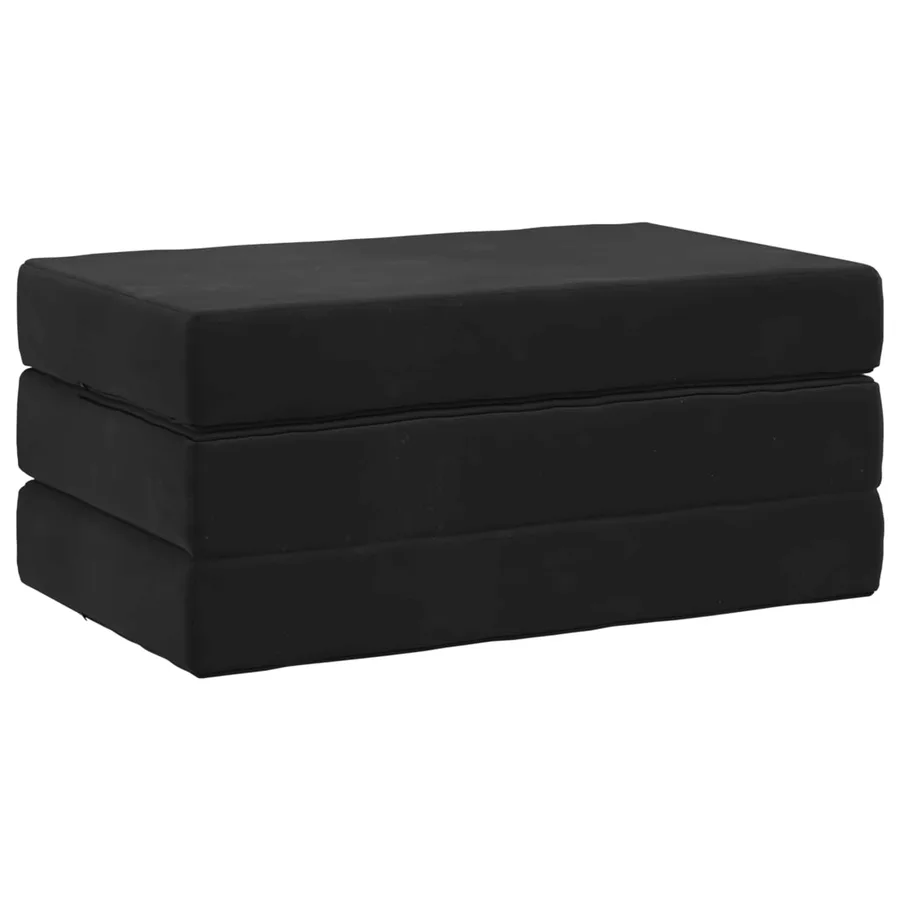 Canapé-lit pliable 100 x 67 x 45 cm Noir - 3
