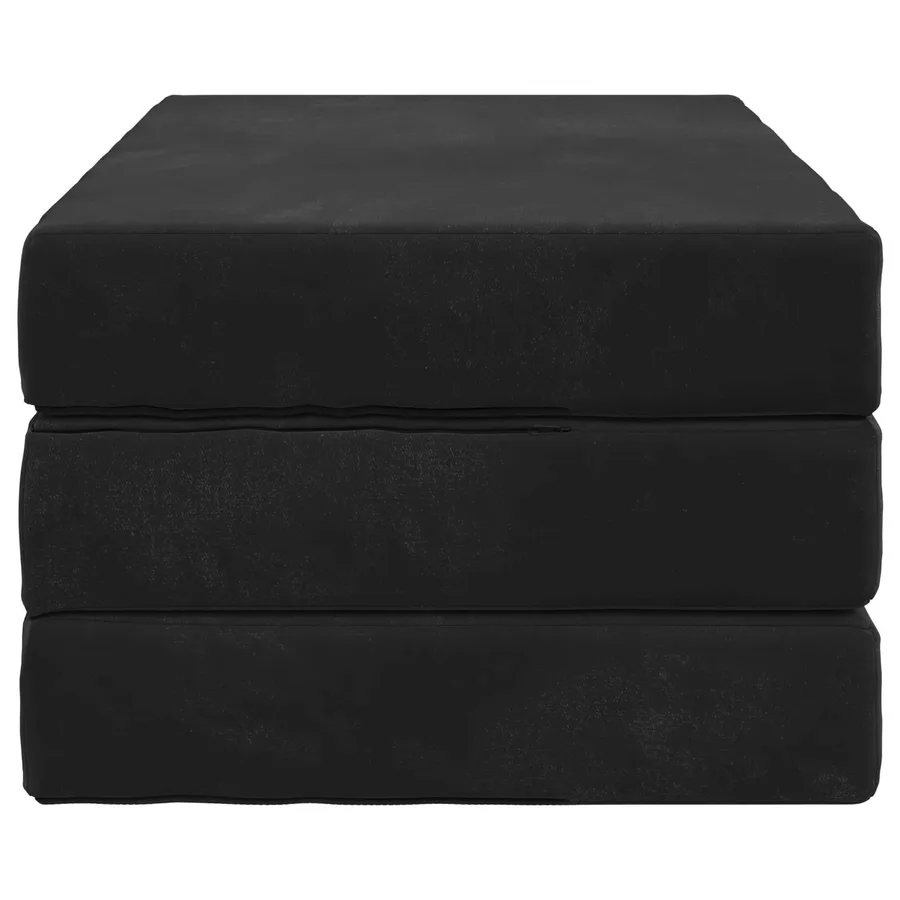 Canapé-lit pliable 100 x 67 x 45 cm Noir - 4