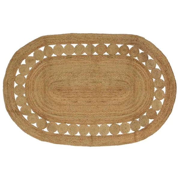 Tapis de surface Naturel 152 x 245 cm Jute