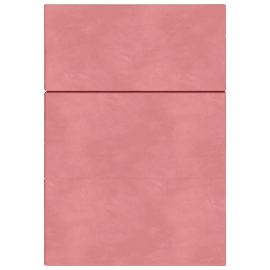 Canapé-lit pliable 140 x 67 x 45 cm Rose - 5
